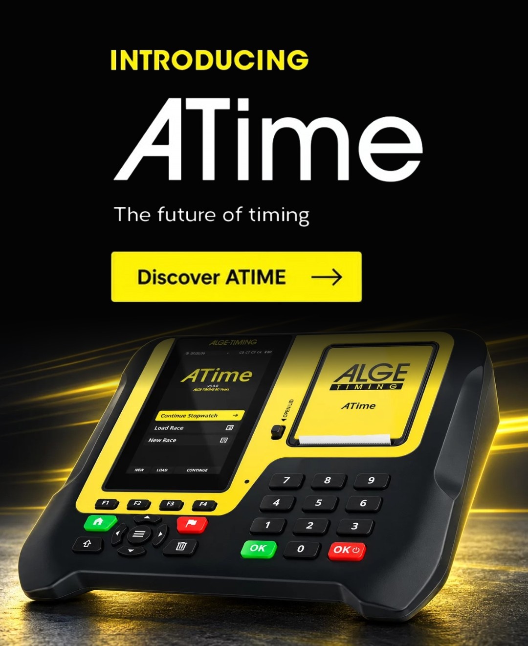Introducing ATime – The future of timing. Nuevo cronómetro ALGE-TIMING ATime