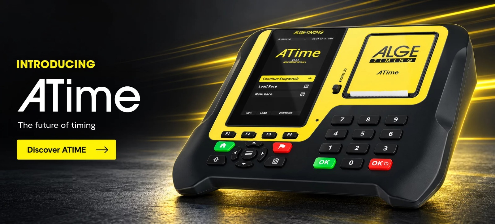 Introducing ATime – The future of timing. Nuevo cronómetro ALGE-TIMING ATime